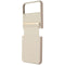 Samsung Official Flap Leather Cover Luxury Case for Galaxy Z Flip4 - Peach