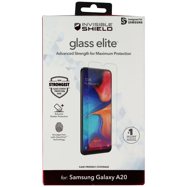 ZAGG InvisibleShield Glass Elite Screen Protector for Samsung Galaxy A20 - Clear