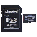 Kingston 64GB microSDHC Canvas Select Plus 100MB/s A1 Class 10 UHS-I Memory Card