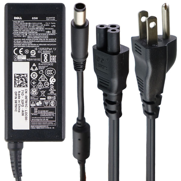 Dell 65W (3.34A) AC Adapter OEM (7.4mm) Power Supply - Black (LA65NS2-01)