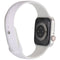 Apple Watch Series 6 (GPS + LTE) - 44mm Silver Aluminum/White Sport Band (A2294)