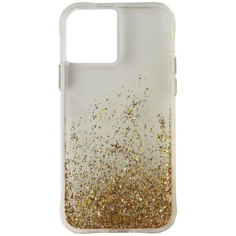 Case-Mate Twinkle Ombre Hard Case for Apple iPhone 12 and 12 Pro - Gold Glitter
