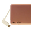 Mophie Powerstation Plus Mini Battery + Built-in Cables for iPhone - Rose Pink