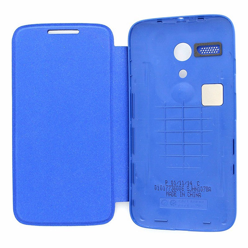Motorola Flip Shell Case for Moto G Blue
