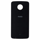 Motorola Style Shell Back Case for Motorola Moto Z / Z Force  - Black/Brown Wood