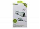 Apple iPhone 4/4S 30pin Car Charger - 2.1A w/extra USB White