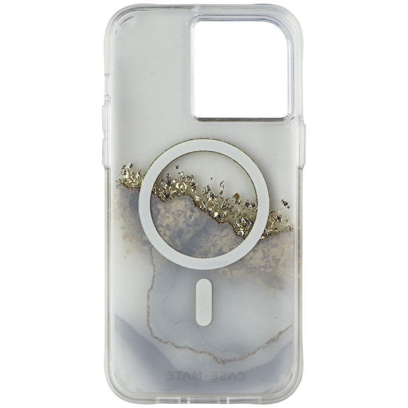 Case-Mate Karat Marble Case for MagSafe for iPhone 14 Pro Max - Clear/Gold