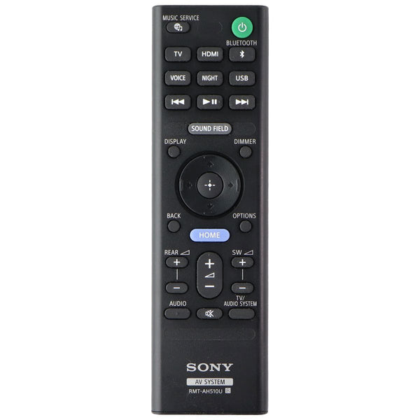 Sony OEM Remote Control (RMT-AH510U) AV System Remote - Black