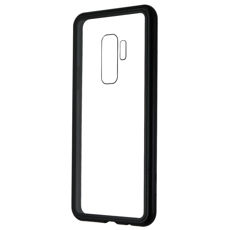 Zore Hybrid Glass Series Case for Samsung Galaxy S9 Plus - Clear/Black