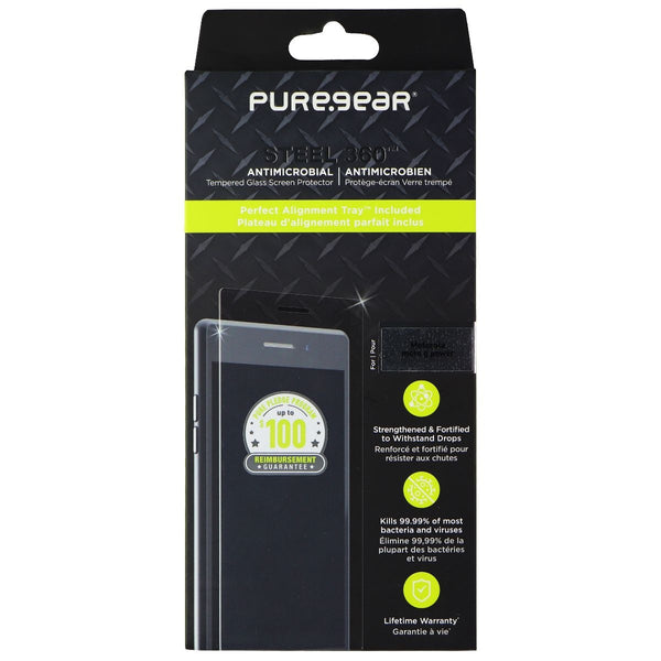 PureGear Steel 360 Screen Protector for Motorola Moto G Power - Clear