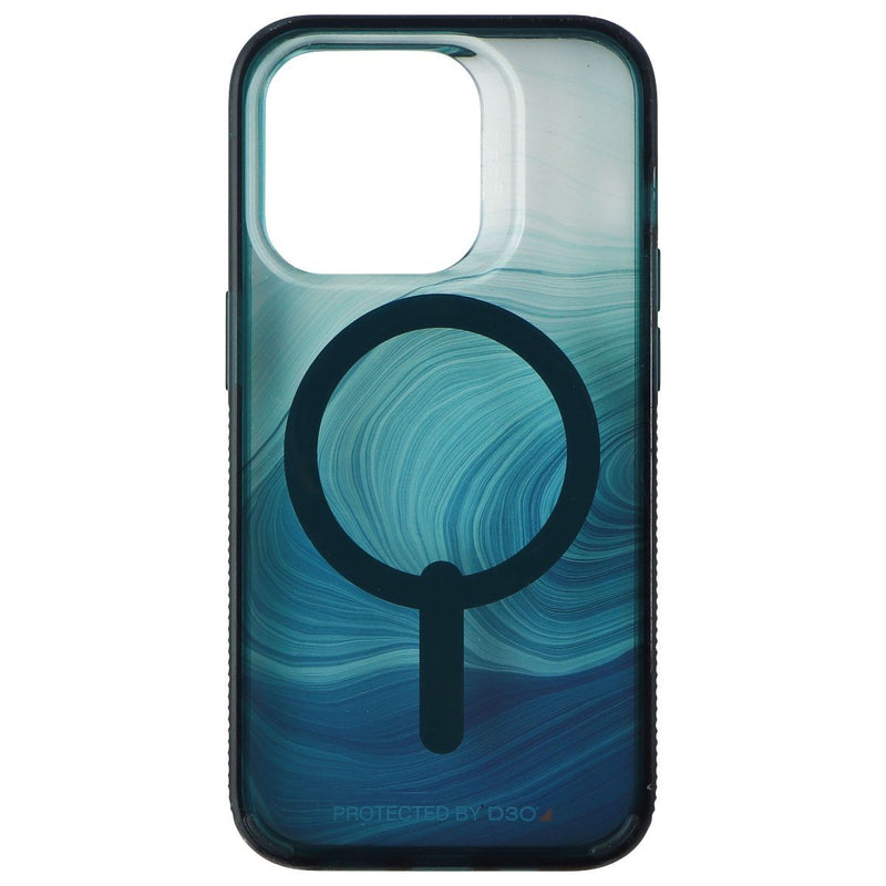 ZAGG Gear4 Milan Snap Case for MagSafe for iPhone 14 Pro - Green Swirl