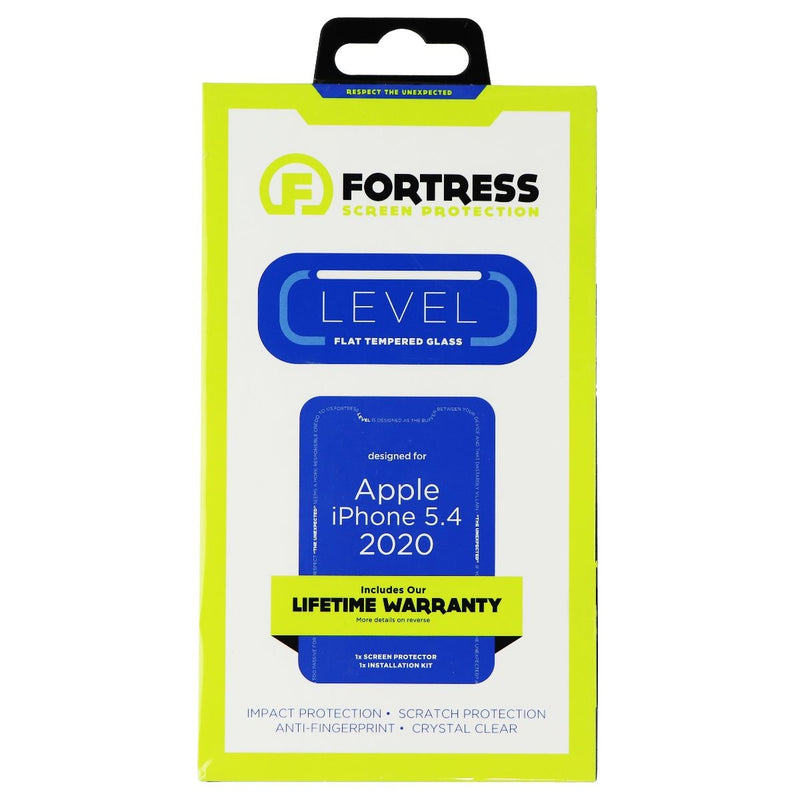 Fortress Level Flat Tempered Glass Screen Protector for Apple iPhone 12 Mini