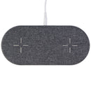 Ventev (20-Watt) Wireless Fast ChargePad Duo for Apple & Samsung - Gray