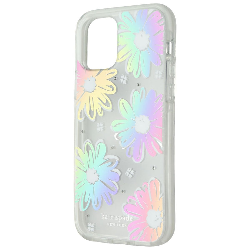 Kate Spade Defensive Hardshell Case for iPhone 12/12 Pro - Daisy Iridescent Foil