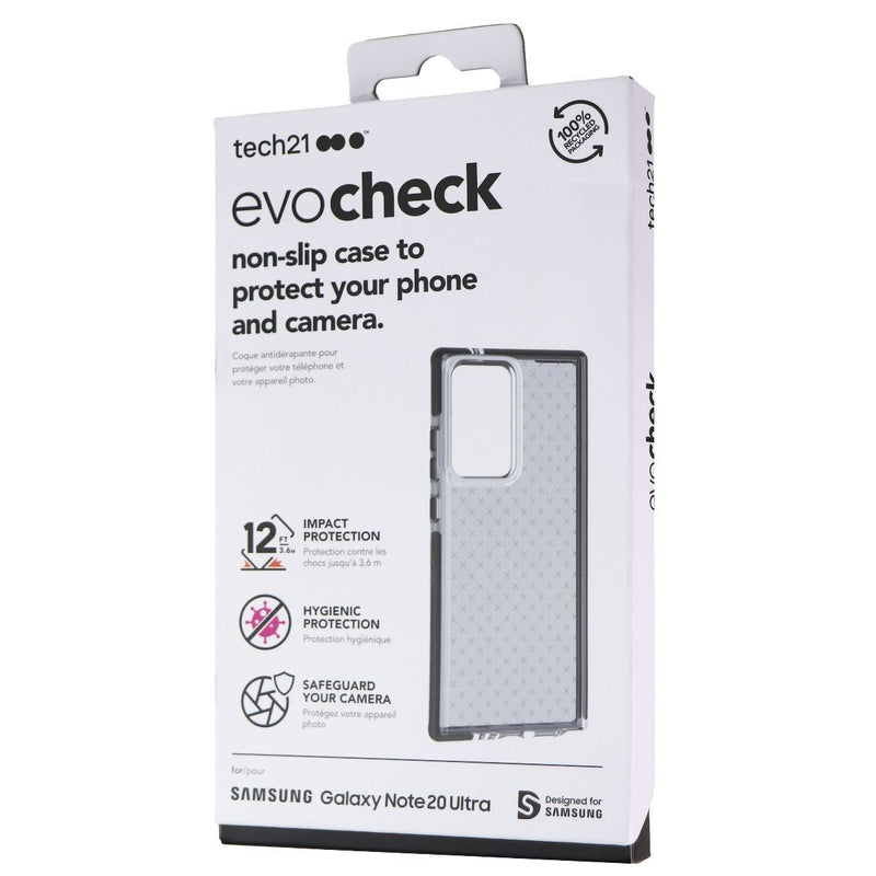 Tech21 Evo Check Gel Case for Samsung Galaxy Note20 Ultra - Smokey Black