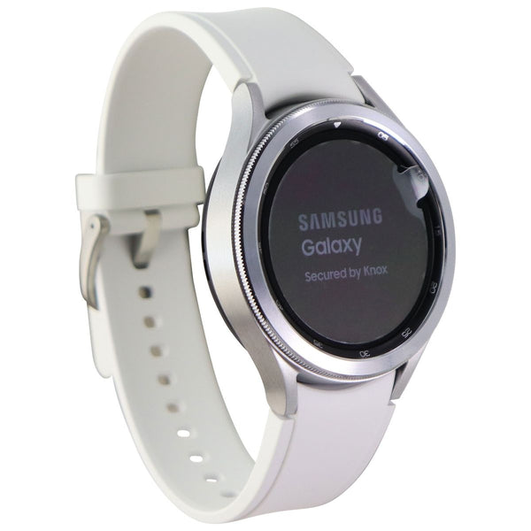 Samsung Galaxy Watch4 Classic (SM-R895U) Wi-Fi + LTE - 46mm Silver/White (S/M)