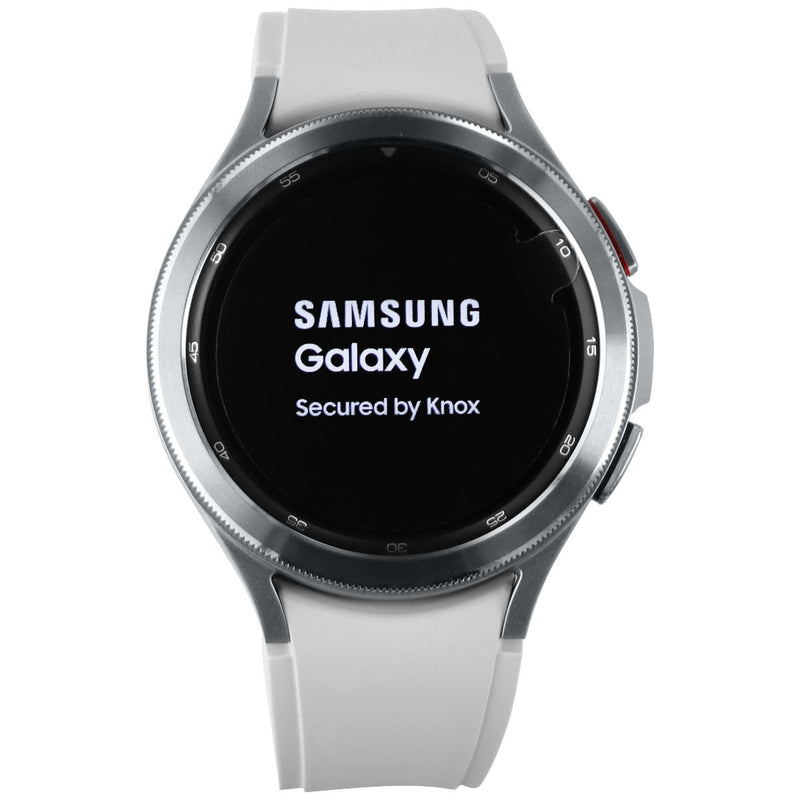 Samsung Galaxy Watch4 Classic (SM-R895U) Wi-Fi + LTE - 46mm Silver/White (S/M)