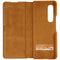 Samsung Leather Protective Cover for Galaxy Z Fold3 5G - Camel (EF-FF926LAEGUS)