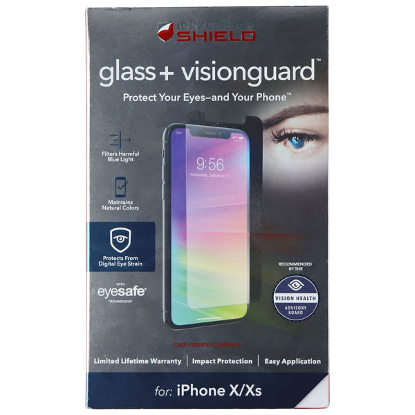 ZAGG InvisibleShield (Glass+ VisionGuard) for Apple iPhone Xs/X - Clear