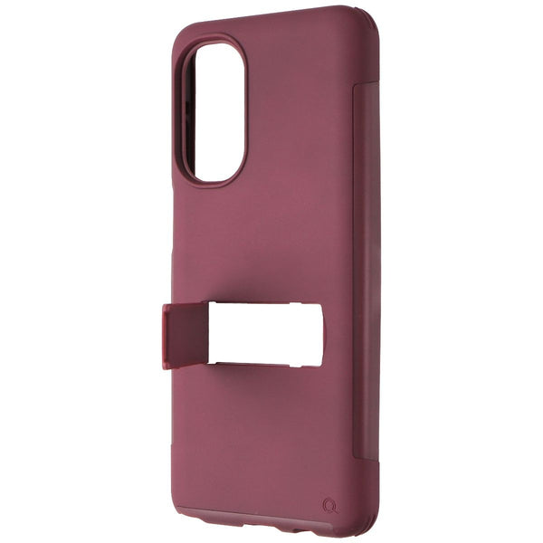QuikCell Advocate Dual Layer Stand Case for Moto G Stylus 5G (2022) - Very Berry