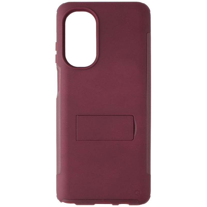 QuikCell Advocate Dual Layer Stand Case for Moto G Stylus 5G (2022) - Very Berry