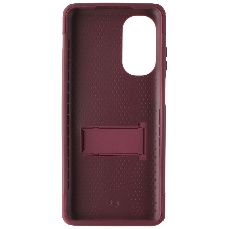 QuikCell Advocate Dual Layer Stand Case for Moto G Stylus 5G (2022) - Very Berry