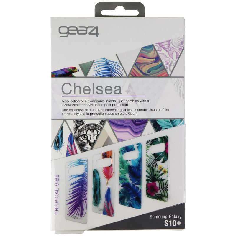ZAGG Swappable Inserts for Galaxy (S10+) Chelsea Cases - Tropical Vibe Edition