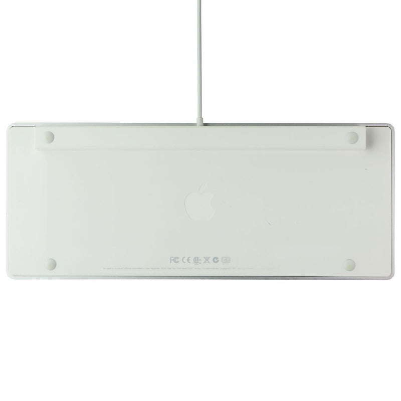 Apple Wired USB 78-Key Keyboard for Mac OS - Silver/White (A1242/MB869LL/A)