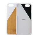 Native Union CLIC Wooden Series Hard Case for iPhone 6s 6 - White/Light Brown