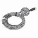 Native Union 10-Ft Micro-USB to USB Braided Cable with Anchor Knot - Black/White