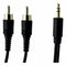Onn 6Ft Universal 3.5mm Aux to AV Connection Cable - Black