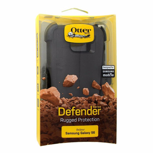 OtterBox Defender Case with Holster for Samsung Galaxy S6 - Black