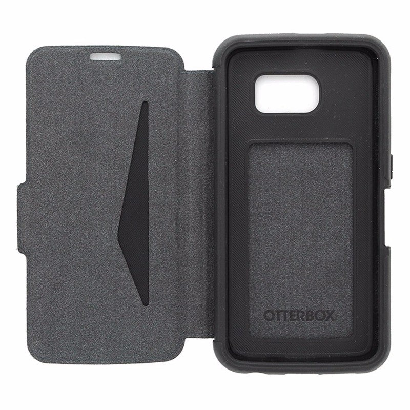 OtterBox Strada Folio Wallet Case for Samsung Galaxy S6 Black *Cover OEM