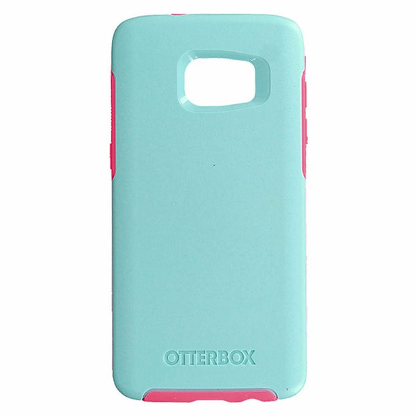 OtterBox Symmetry Case for Samsung Galaxy S7 Edge - Light Blue/Pink