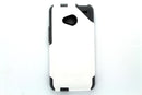 OtterBox Commuter Case for HTC One M7 White/Gray * Cover OEM Original