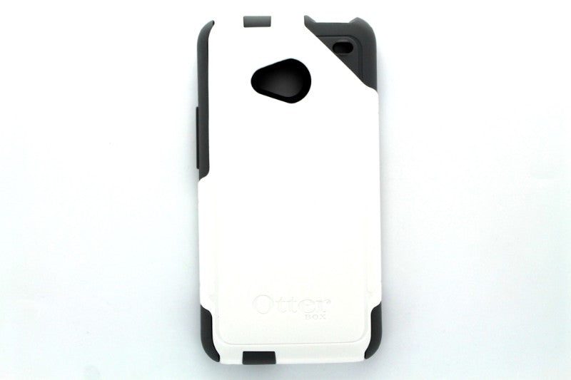 OtterBox Commuter Case for HTC One M7 White/Gray * Cover OEM Original