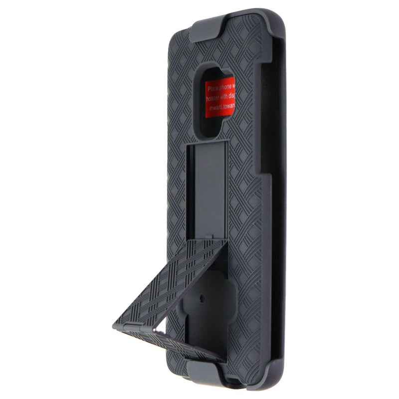 Verizon Shell Case and Holster Combo for Samsung Galaxy S9 Smartphones - Black