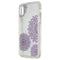 Nimbus9 Canvas Series 2 Piece Case for Apple iPhone Xs/X - Purple/Clear