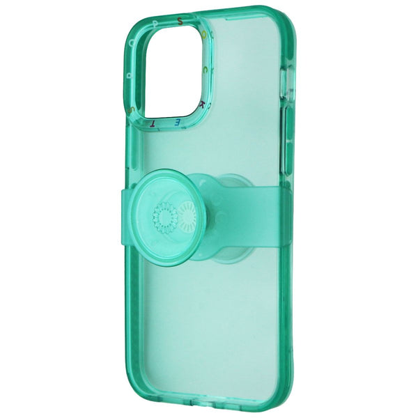 PopSockets Pop Case with Grip & Slide for iPhone 13 Pro Max - Clear Spearmint