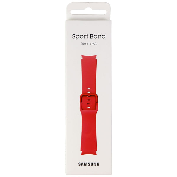 Samsung Sport Band for Galaxy Watch4 & Watch4 Classic - Red (20mm) Medium/Large