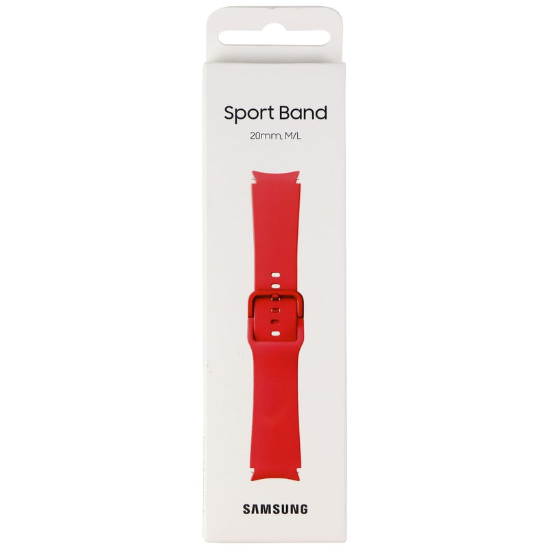 Samsung Sport Band for Galaxy Watch4 & Watch4 Classic - Red (20mm) Medium/Large