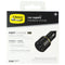 Otterbox Fast Charge Durable + Tough USB/USB-C Port Car Charger - Black