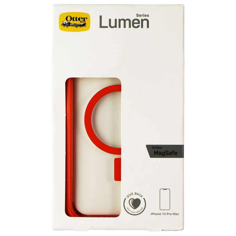 OtterBox Lumen Case for Apple iPhone 13 Pro Max - Endeavor (Clear/Orange)
