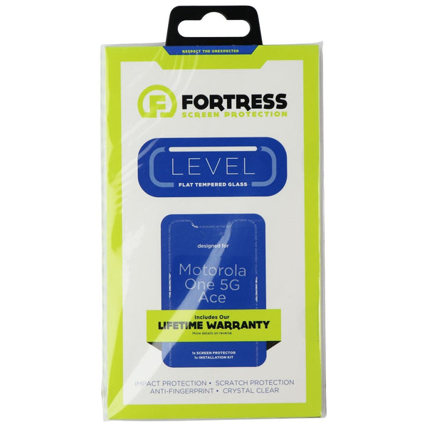 Fortress LEVEL Tempered Glass Screen Protector for Moto One 5G Ace