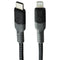 UBREAKIFIX (10-Ft) Durability USB-C to 8-Pin Cable for iPhone/iPad - Black