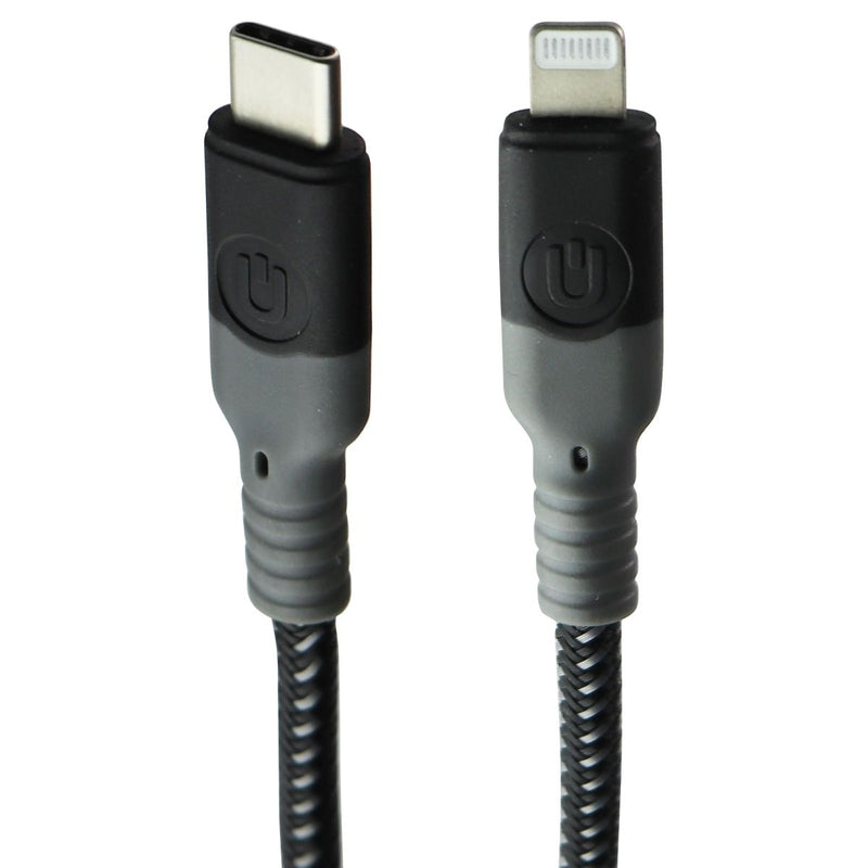 UBREAKIFIX (10-Ft) Durability USB-C to 8-Pin Cable for iPhone/iPad - Black