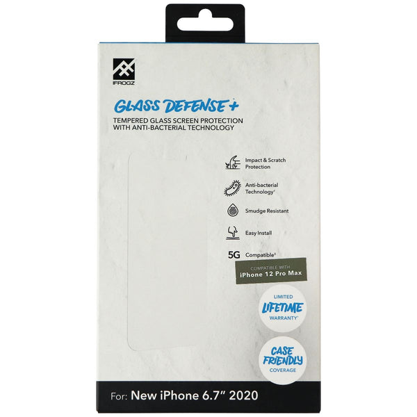 iForgz Glass Defense + Series Screen Protector for iPhone 12 Pro Max - Clear