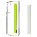 Samsung Slim Strap Cover Case for Galaxy S21 FE (5G) - Clear/White/Neon Yellow