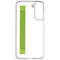 Samsung Slim Strap Cover Case for Galaxy S21 FE (5G) - Clear/White/Neon Yellow