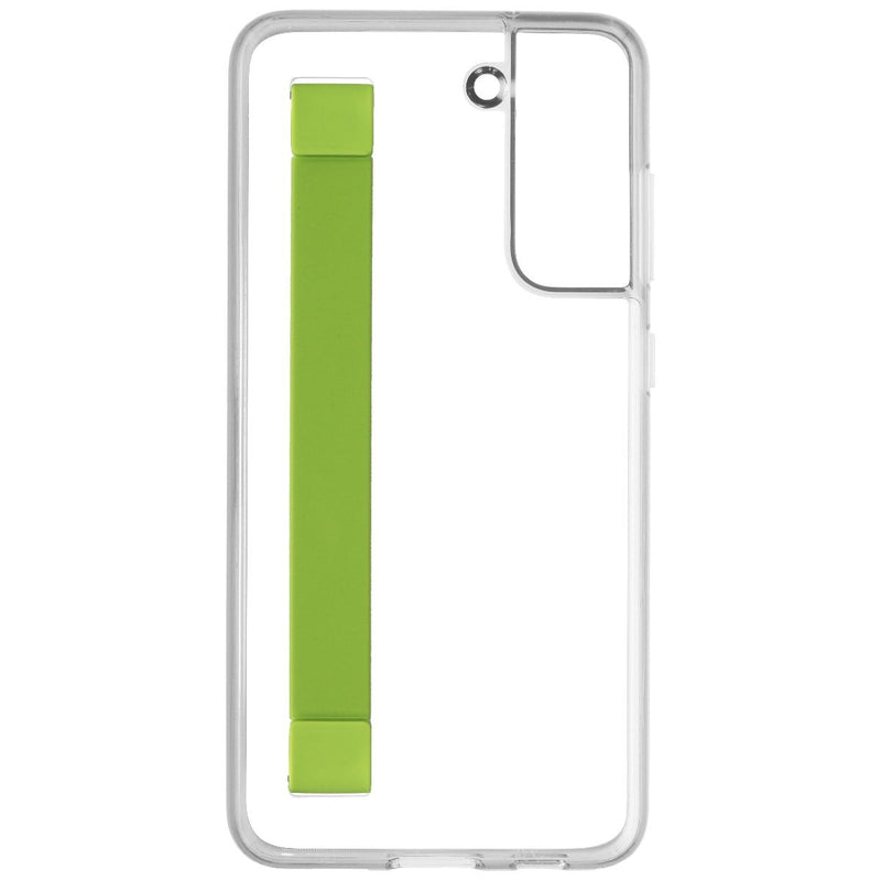 Samsung Slim Strap Cover Case for Galaxy S21 FE (5G) - Clear/White/Neon Yellow